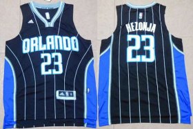 Wholesale Cheap Men\'s Orlando Magic #23 Mario Hezonja Revolution 30 Swingman 2015 New Black Jersey