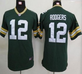 Wholesale Cheap Nike Packers #12 Aaron Rodgers Green Team Color Youth Stitched NFL Elite Jersey