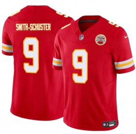 Cheap Men\'s Kansas City Chiefs #9 JuJu Smith-Schuster Red 2023 F.U.S.E Vapor Untouchable Limited Stitched Football Jersey