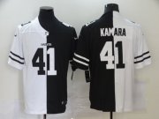 Wholesale Cheap Men's New Orleans Saints #41 Alvin Kamara White Black Peaceful Coexisting 2020 Vapor Untouchable Stitched NFL Nike Limited Jersey