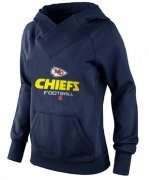 Wholesale Cheap Women's Kansas City Chiefs Big & Tall Critical Victory Pullover Hoodie Navy Blue