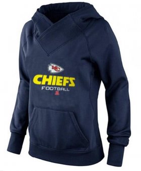 Wholesale Cheap Women\'s Kansas City Chiefs Big & Tall Critical Victory Pullover Hoodie Navy Blue