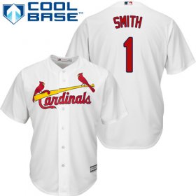 Wholesale Cheap Cardinals #1 Ozzie Smith White Cool Base Stitched Youth MLB Jersey