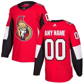 Wholesale Cheap Men\'s Adidas Senators Personalized Authentic Red Home NHL Jersey