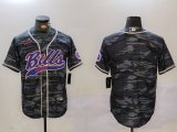 Cheap Men's Buffalo Bills blank Camo Team Cool Base Stitched Baseball Jersey