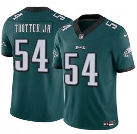 Cheap Men\'s Philadelphia Eagles #54 Jeremiah Trotter Jr Green 2024 Draft F.U.S.E. Vapor Untouchable Limited Football Stitched Jersey