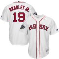 Wholesale Cheap Boston Red Sox #19 Jackie Bradley Jr. Majestic 2018 World Series Cool Base Player Jersey White