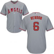 Wholesale Cheap Angels of Anaheim #6 Anthony Rendon Grey New Cool Base Stitched MLB Jersey