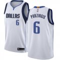 Wholesale Cheap Mavericks #6 Kristaps Porzingis White Basketball Swingman Association Edition Jersey