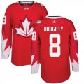 Wholesale Cheap Team Canada #8 Drew Doughty Red 2016 World Cup Stitched Youth NHL Jersey