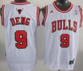 Wholesale Cheap Chicago Bulls #9 Luol Deng Revolution 30 Swingman White Jersey