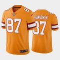 Wholesale Cheap Men's Tampa Bay Buccaneers #87 Rob Gronkowski Orange Vapor Untouchable Limited Stitched Jersey