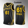 Cheap Custom Men's Golden State Warriors Black 2023 24 City Edition Stitched Basketball Jersey