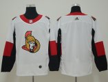 Wholesale Cheap Adidas Senators Blank White Road Authentic Stitched NHL Jersey