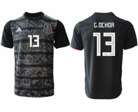 Wholesale Cheap Mexico #13 G.Ochoa Black Soccer Country Jersey