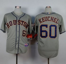 Wholesale Cheap Astros #60 Dallas Keuchel Grey Cool Base Stitched MLB Jersey