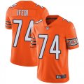 Wholesale Cheap Nike Bears #74 Germain Ifedi Orange Men's Stitched NFL Limited Rush Jersey