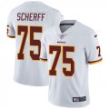 Wholesale Cheap Nike Redskins #75 Brandon Scherff White Men's Stitched NFL Vapor Untouchable Limited Jersey