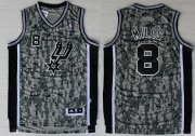 Wholesale Cheap San Antonio Spurs #8 Patrick Mills Revolution 30 Swingman Camo Jersey