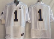 Wholesale Cheap Notre Dame Fighting Irish #1 Greg Bryant 2014 White Jersey