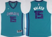 Wholesale Cheap Charlotte Hornets #15 Kemba Walker Revolution 30 Swingman 2015 New Teal Green Jersey