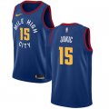 Wholesale Cheap Nike Denver Nuggets #15 Nikola Jokic Navy NBA Swingman City Edition Jersey