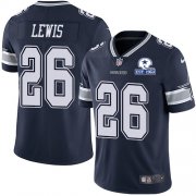 Wholesale Cheap Nike Cowboys #26 Jourdan Lewis Navy Blue Team Color Men's Stitched With Established In 1960 Patch NFL Vapor Untouchable Limited Jersey