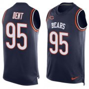 Wholesale Cheap Nike Bears #95 Richard Dent Navy Blue Team Color Men's Stitched NFL Limited Tank Top Jersey