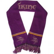 Wholesale Cheap Minnesota Vikings Ladies Metallic Thread Scarf Purple