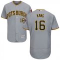 Wholesale Cheap Pirates #16 Jung-ho Kang Grey Flexbase Authentic Collection Stitched MLB Jersey