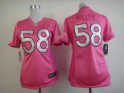 Wholesale Cheap Nike Broncos #58 Von Miller Pink Women's Be Luv'd Stitched NFL Elite Jersey