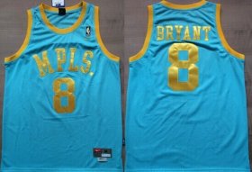 Wholesale Cheap Los Angeles Lakers #8 Kobe Bryant MPLS Blue Swingman Throwback Jersey