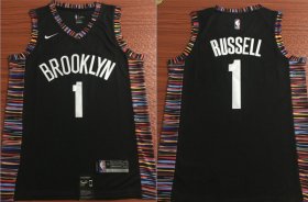 Wholesale Cheap NBA Brooklyn Nets #1 Dangelo Russell Jersey 2018-19 New Season City Edition Jersey