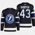 Cheap Men's Tampa Bay Lightning #43 Darren Raddysh Black 2024 Stadium Series Stitched Jersey