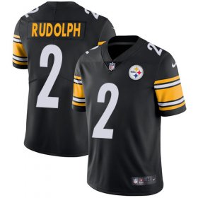 Wholesale Cheap Nike Steelers #2 Mason Rudolph Black Team Color Men\'s Stitched NFL Vapor Untouchable Limited Jersey