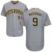 Wholesale Cheap Pirates #9 Bill Mazeroski Grey Flexbase Authentic Collection Stitched MLB Jersey