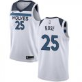 Wholesale Cheap Nike Timberwolves 25 Derrick White Swimgman Jersey