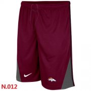 Wholesale Cheap Nike NFL Denver Broncos Classic Shorts Red