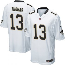 Wholesale Cheap Nike Saints #13 Michael Thomas White Youth Stitched NFL Elite Jersey