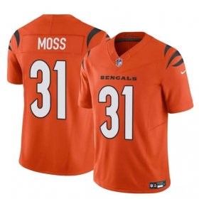 Cheap Youth Cincinnati Bengals #31 Zack Moss Orange 2024 F.U.S.E. Vapor Untouchable Limited Stitched Jersey