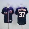 Wholesale Cheap Nationals #37 Stephen Strasburg Navy Blue Flexbase Authentic Collection Stitched MLB Jersey