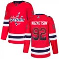 Wholesale Cheap Adidas Capitals #92 Evgeny Kuznetsov Red Home Authentic Drift Fashion Stitched NHL Jersey