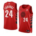 Wholesale Cheap Men's Portland Trail Blazers #24 Drew Eubanks 2022-23 Red Statement Edition Swingman Stitched Basketball Jersey