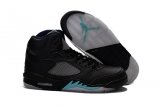 Wholesale Cheap Air Jordan 5 Retro Shoes Black/blue