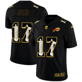 Wholesale Cheap Buffalo Bills #17 Josh Allen Men\'s Nike Carbon Black Vapor Cristo Redentor Limited NFL Jersey