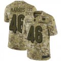 Wholesale Cheap Nike Bengals #46 Clark Harris Camo Youth Stitched NFL Limited 2018 Salute to Service Jersey