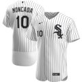 Wholesale Cheap Chicago White Sox #10 Yoan Moncada Men's Nike White Home 2020 Authentic Player MLB Jersey