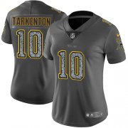 Wholesale Cheap Nike Vikings #10 Fran Tarkenton Gray Static Women's Stitched NFL Vapor Untouchable Limited Jersey