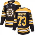 Wholesale Cheap Adidas Bruins #73 Charlie McAvoy Black Home Authentic Stanley Cup Final Bound Stitched NHL Jersey