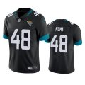 Wholesale Cheap Men's Jacksonville Jaguars #48 Chad Muma Black Vapor Untouchable Limited Stitched Jersey